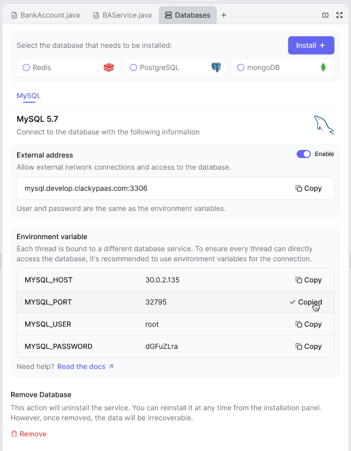 mysql